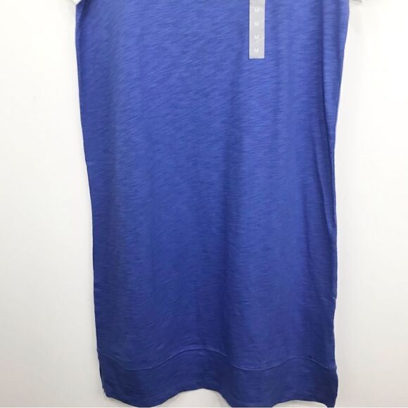 Nicole Miller New York NEW Blue White Color block Jersey Knit Dress - Picture 6 of 12